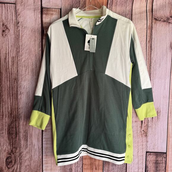 Daily Practice Dress Anthropologie Go The Distance Colorblock Small Petite NWT - Picture 1 of 10